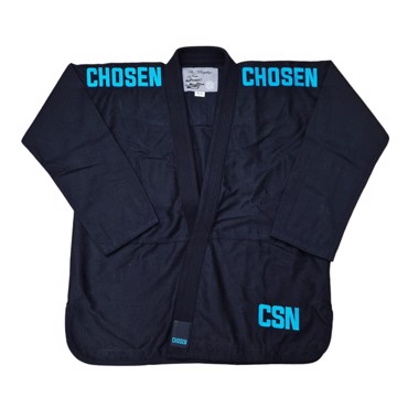 CHOSEN Flagship ΣΤΟΛΗ BJJ Gi - black/tiffany blue